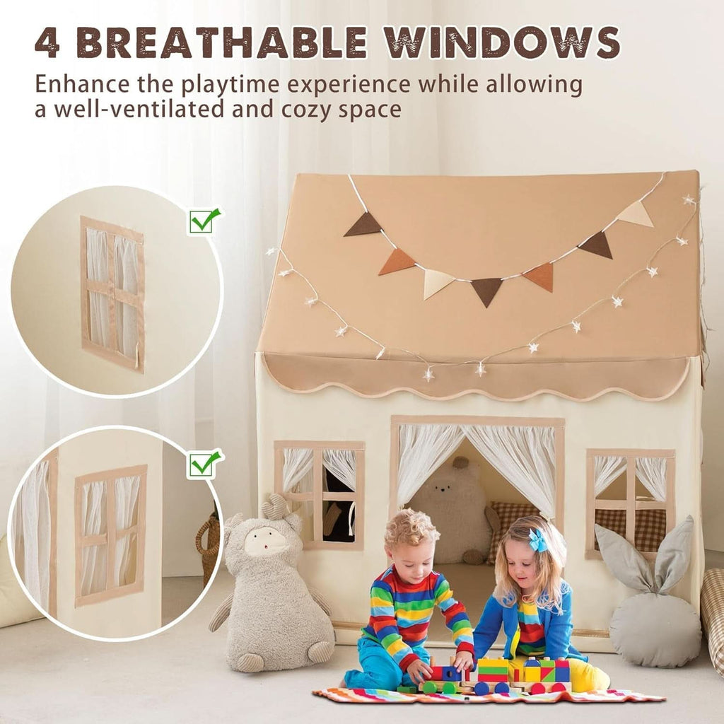 Large Multifunctional Indoor Kids Tent Cushioned Mat