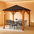 10x10 Hardtop Gazebo Premium Outdoor Patio Enclosure