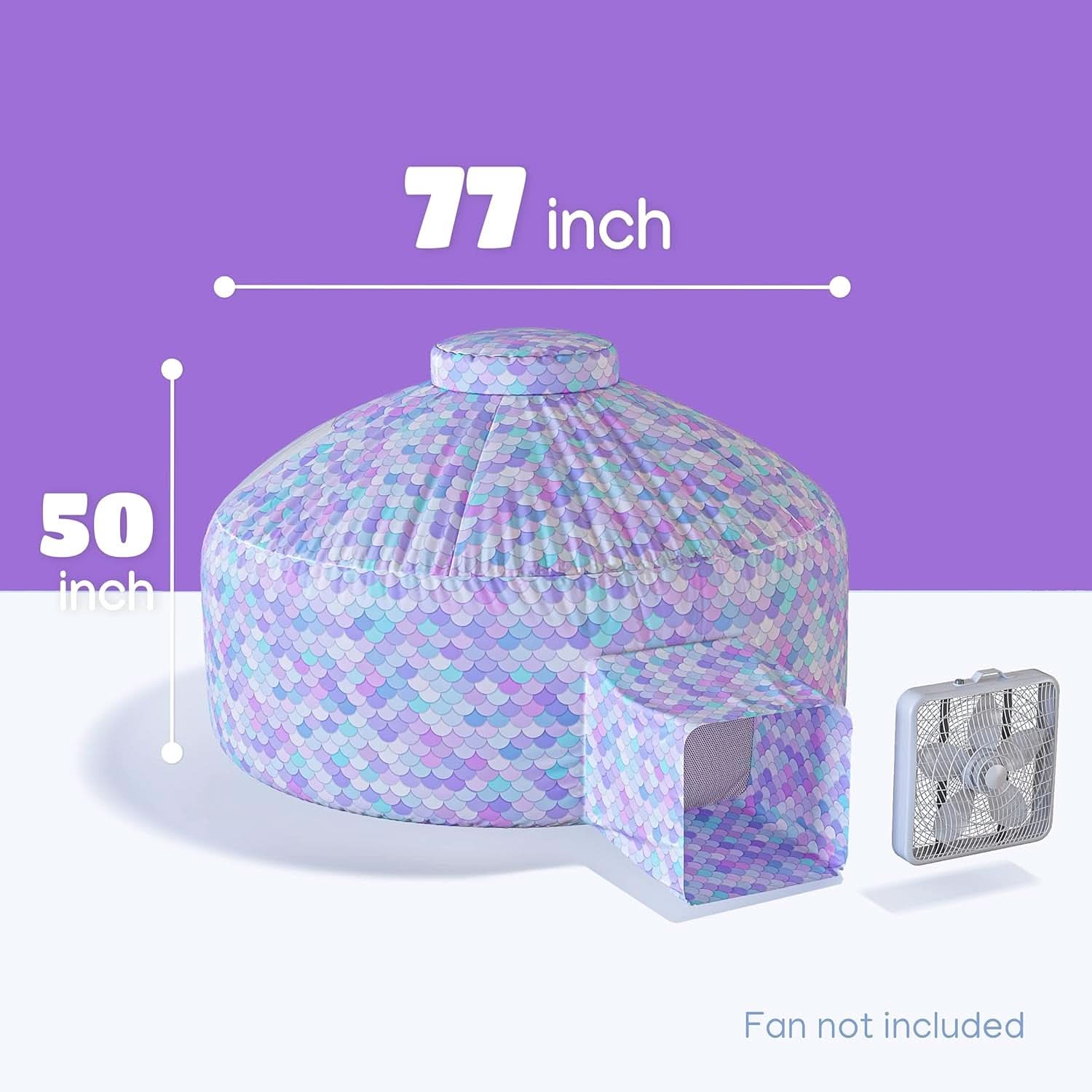 Air Tent For Kids Seventy Seven By Fifty Inches Mermaid Fort