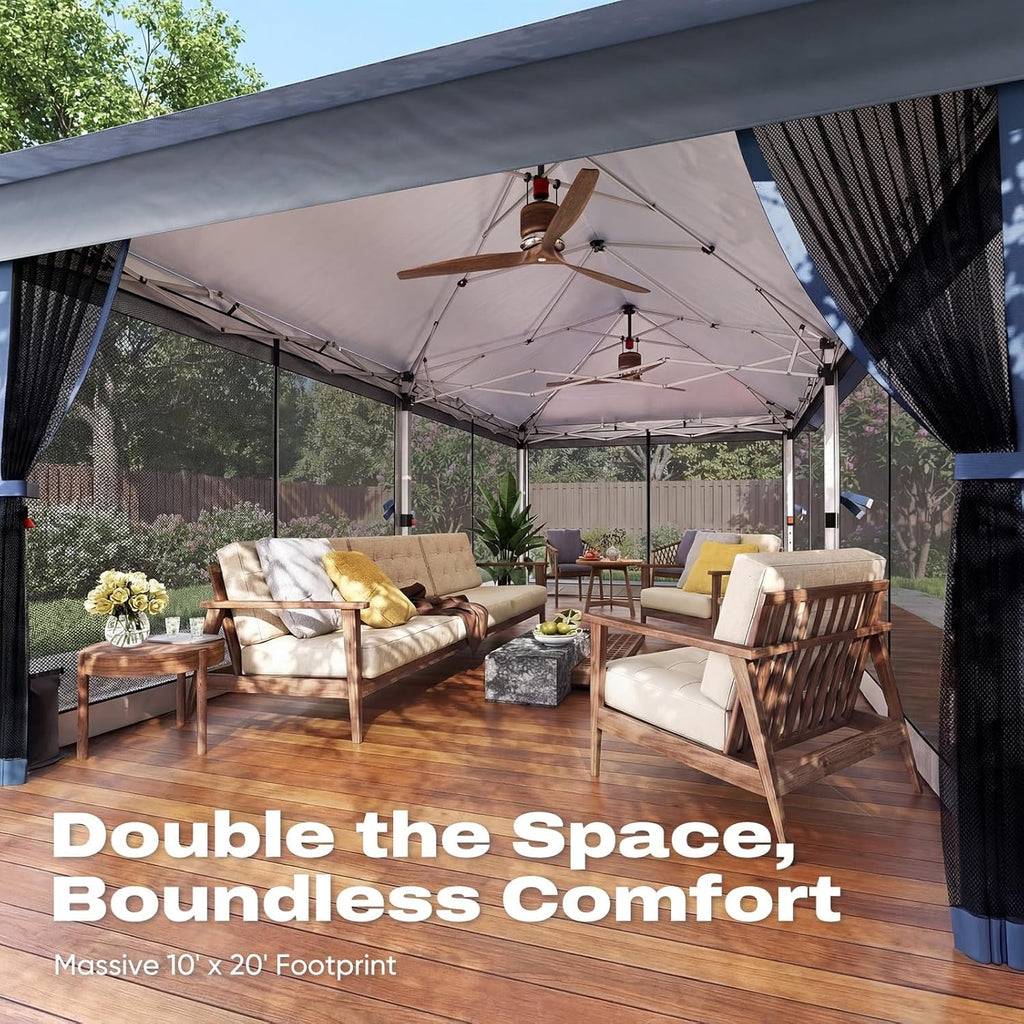 10x20Ft Portable Instant Gazebo Shelter Outdoor Patio