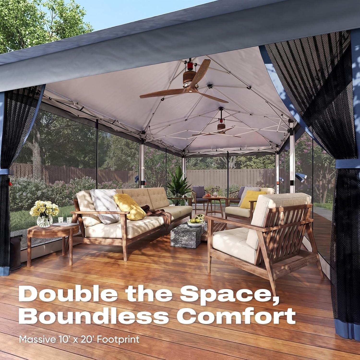 10x20Ft Portable Instant Gazebo Shelter Outdoor Patio
