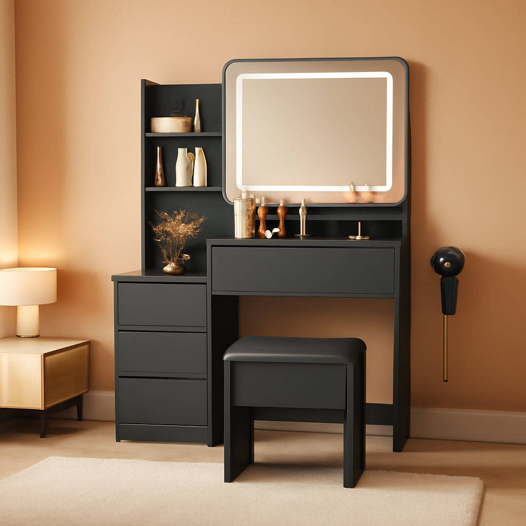 36 Inch Customizable Illuminated Vanity Desk Mirror