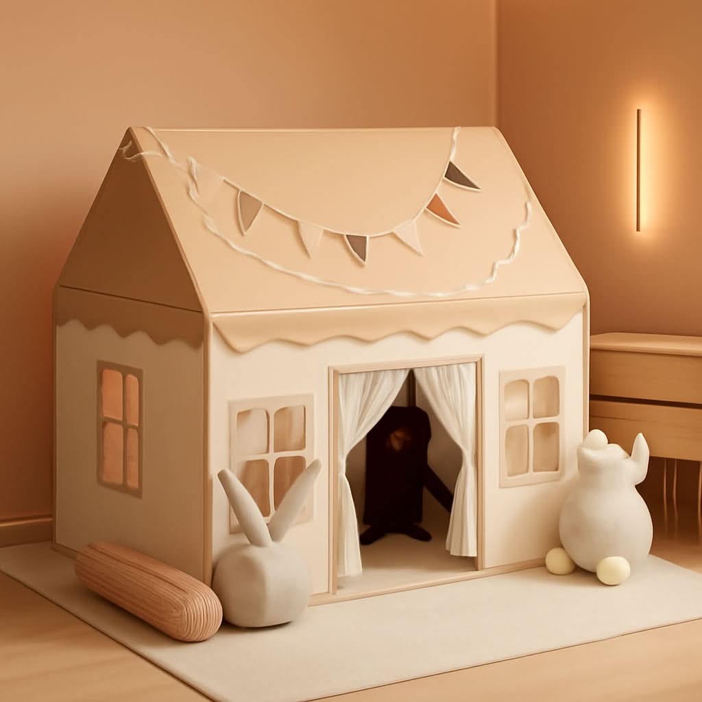 Large Multifunctional Indoor Kids Tent Cushioned Mat
