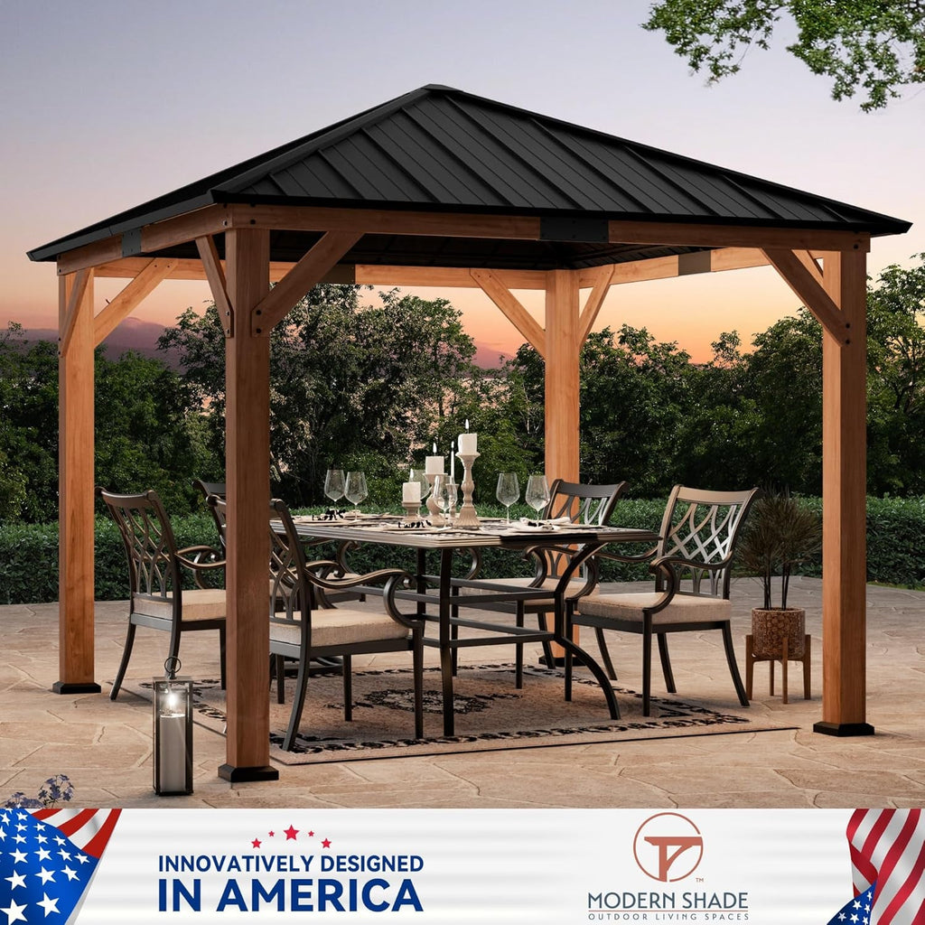 10x10 Hardtop Gazebo Premium Outdoor Patio Enclosure