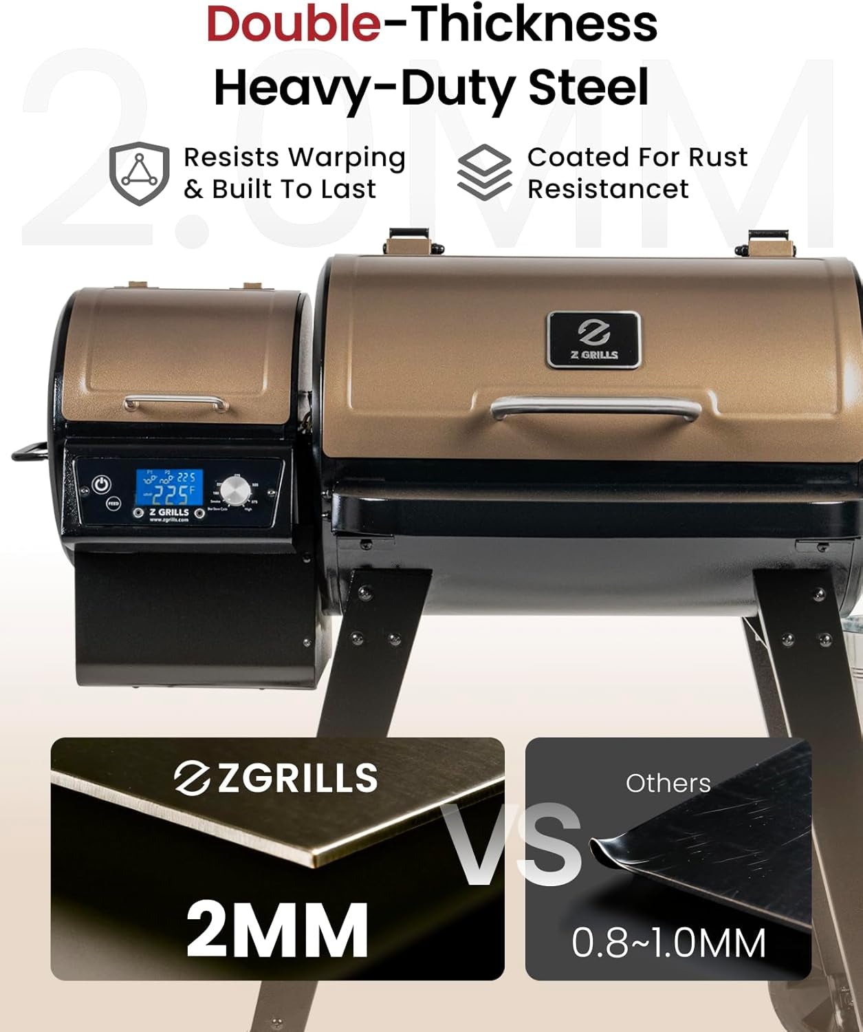 Bronze ZPG-450A2 Wood Pellet Grill PID Controller Pro