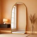 Full Length Mirror Seventy One Inches By Thirty Two Inches Gold Diamond Frame