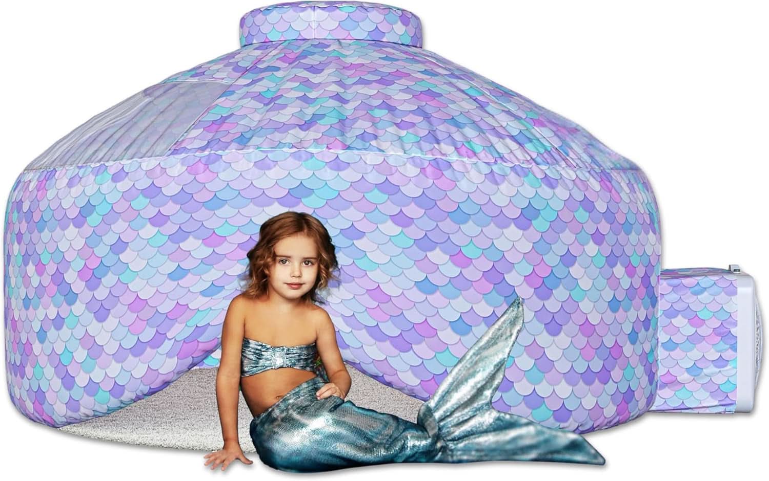 Air Tent For Kids Seventy Seven By Fifty Inches Mermaid Fort