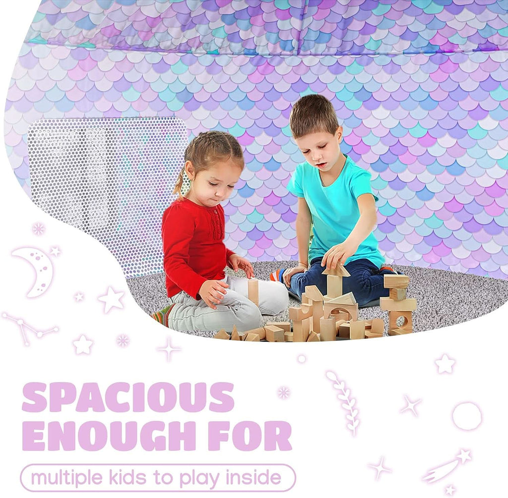 Air Tent For Kids Seventy Seven By Fifty Inches Mermaid Fort