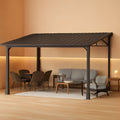Black 10x14 Gazebo For Outdoor Patio Renovations And Upgrades