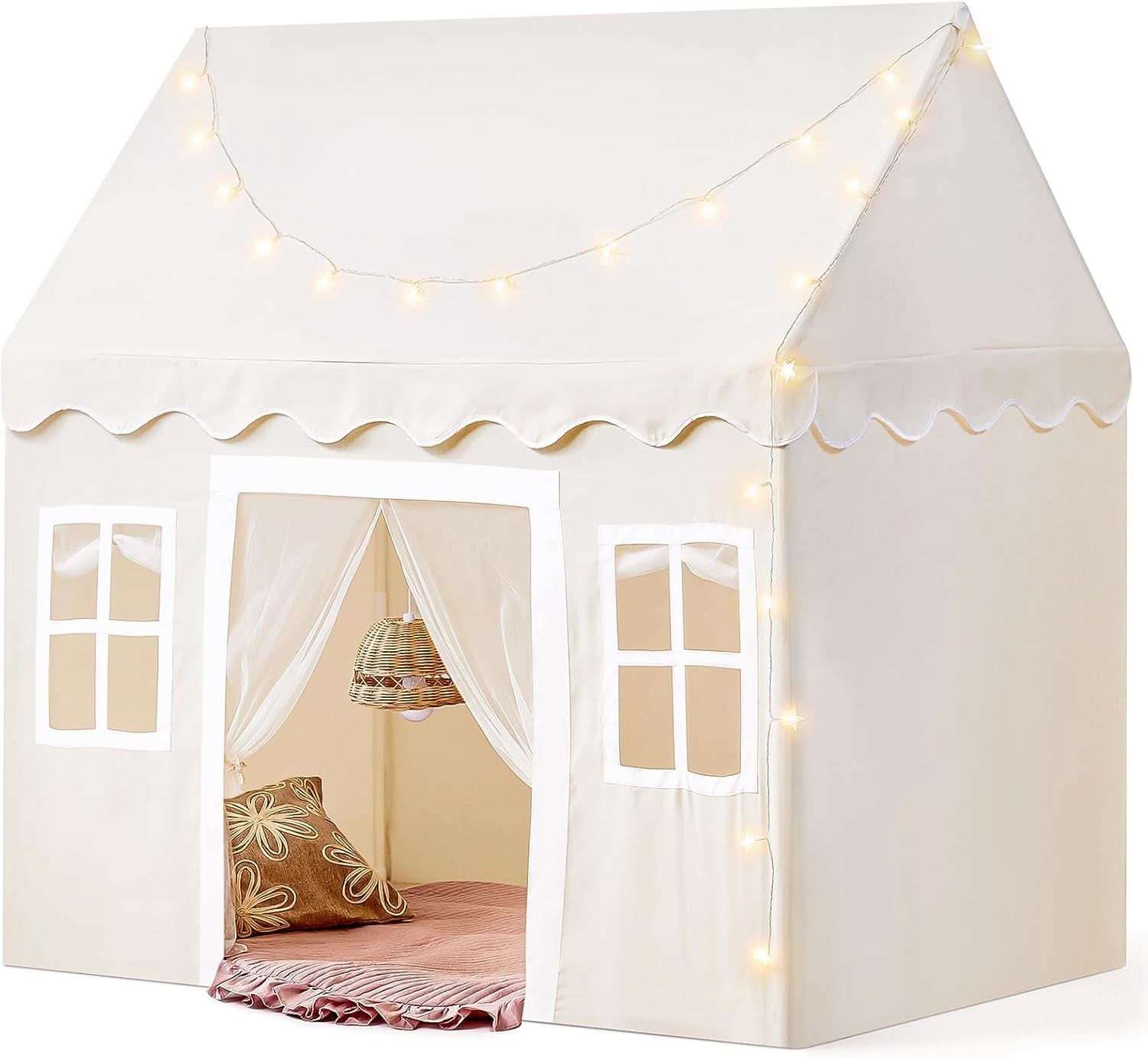 52-Inch Kids Play Tent Padded Mat LED Illuminated Pro