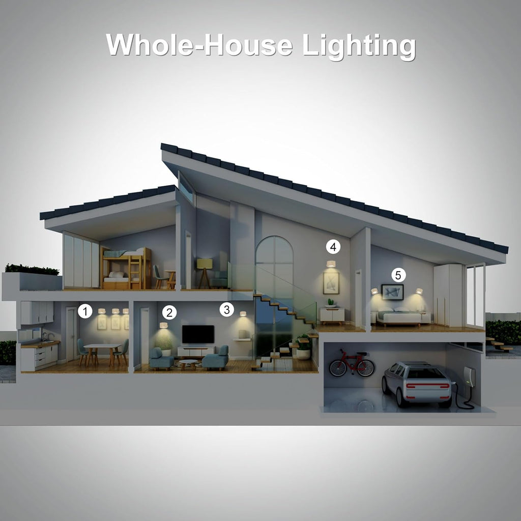 Rechargeable Cordless LED Wall Sconce Illumination System