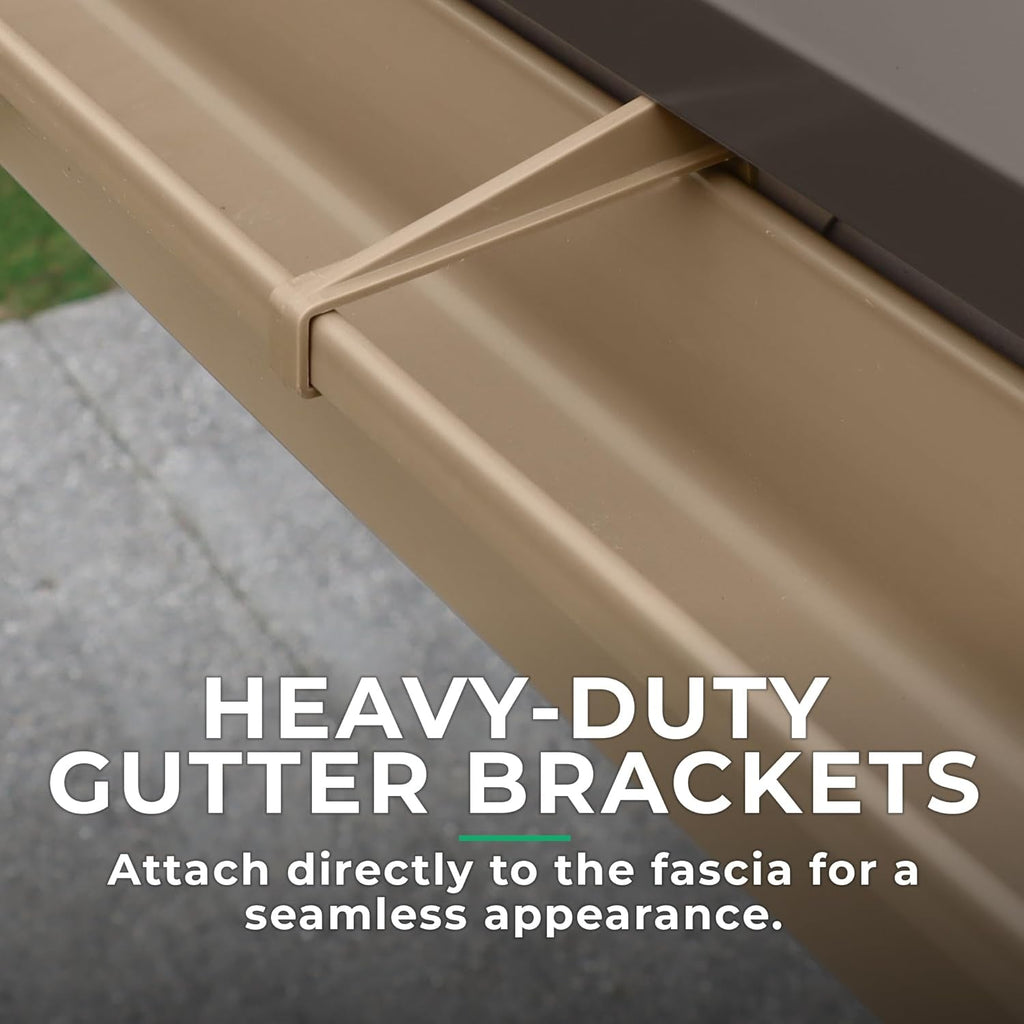 12x20 Meridian Gazebo Rain Gutter System Weatherproof