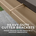 12x20 Meridian Gazebo Rain Gutter System Weatherproof