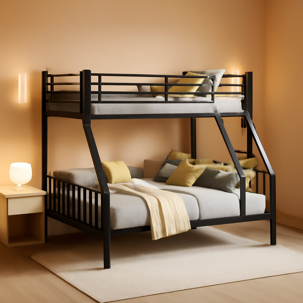 Twin XL Over Queen Industrial Grade Bunk Bed Structure