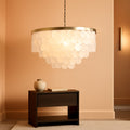24 Inches Brushed Brass Finish FiveLight Chandelier