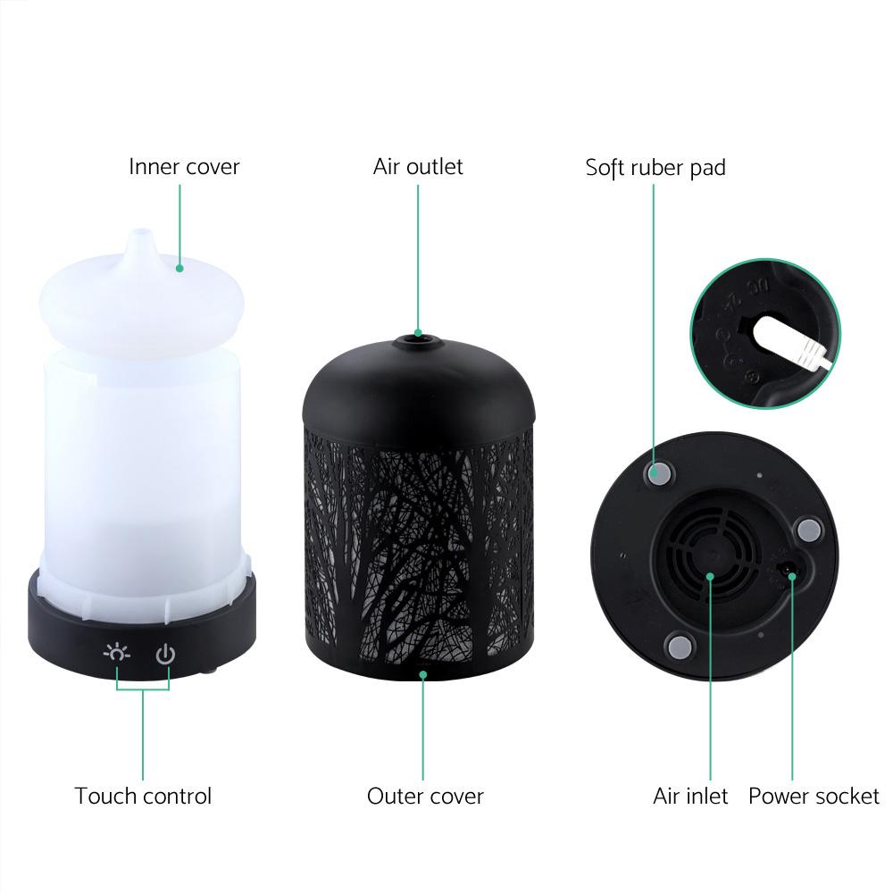 DEVANTI Aroma Diffuser Aromatherapy LED Night Light Iron Air