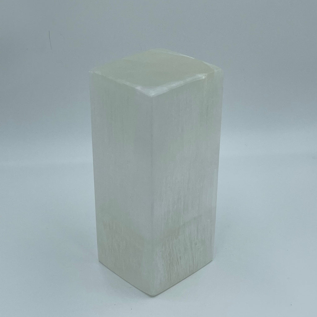 Rectangular Selenite Crystal Lamp Prime