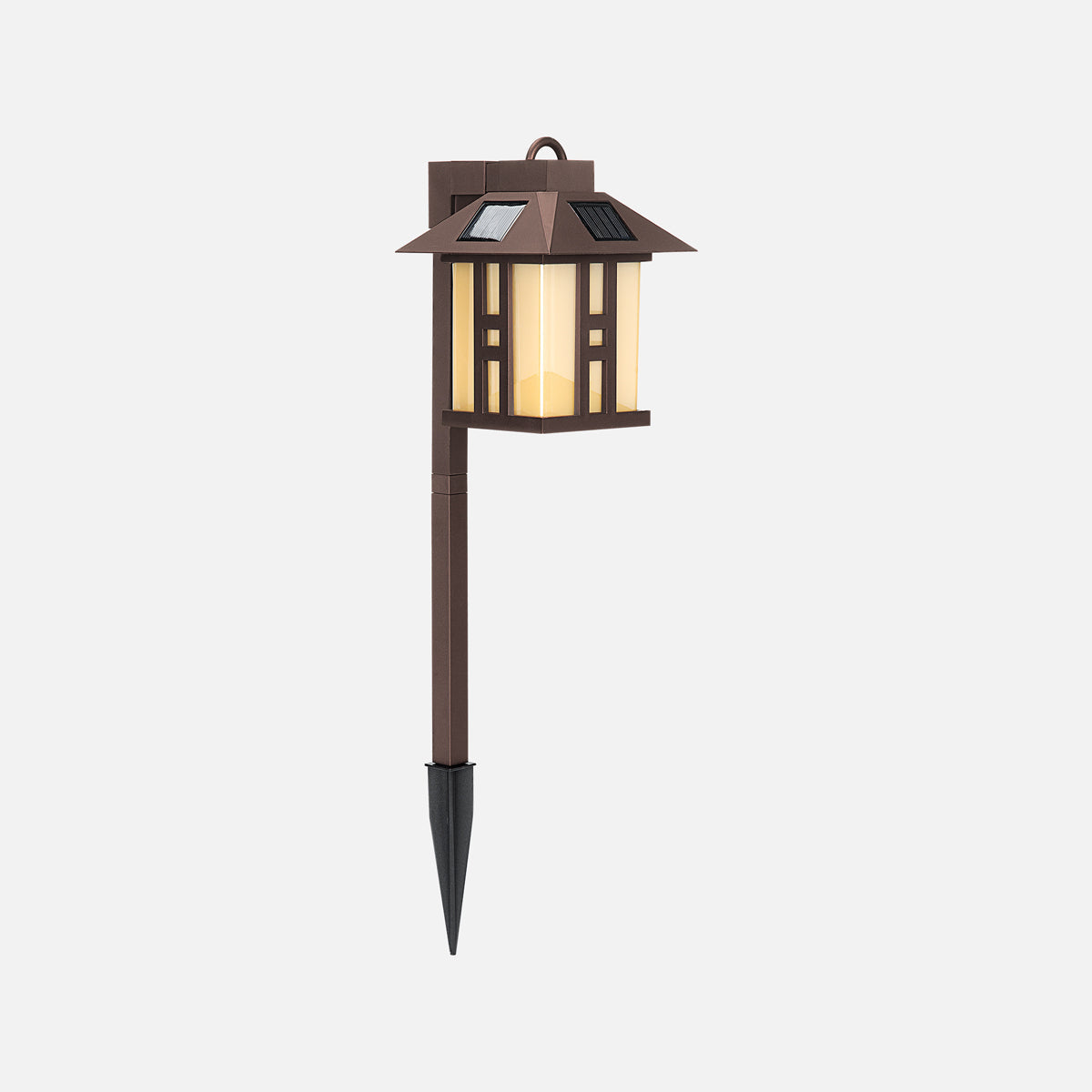 Gigalumi Solar Square Sconce Walkway Lights Set (4 Pack)