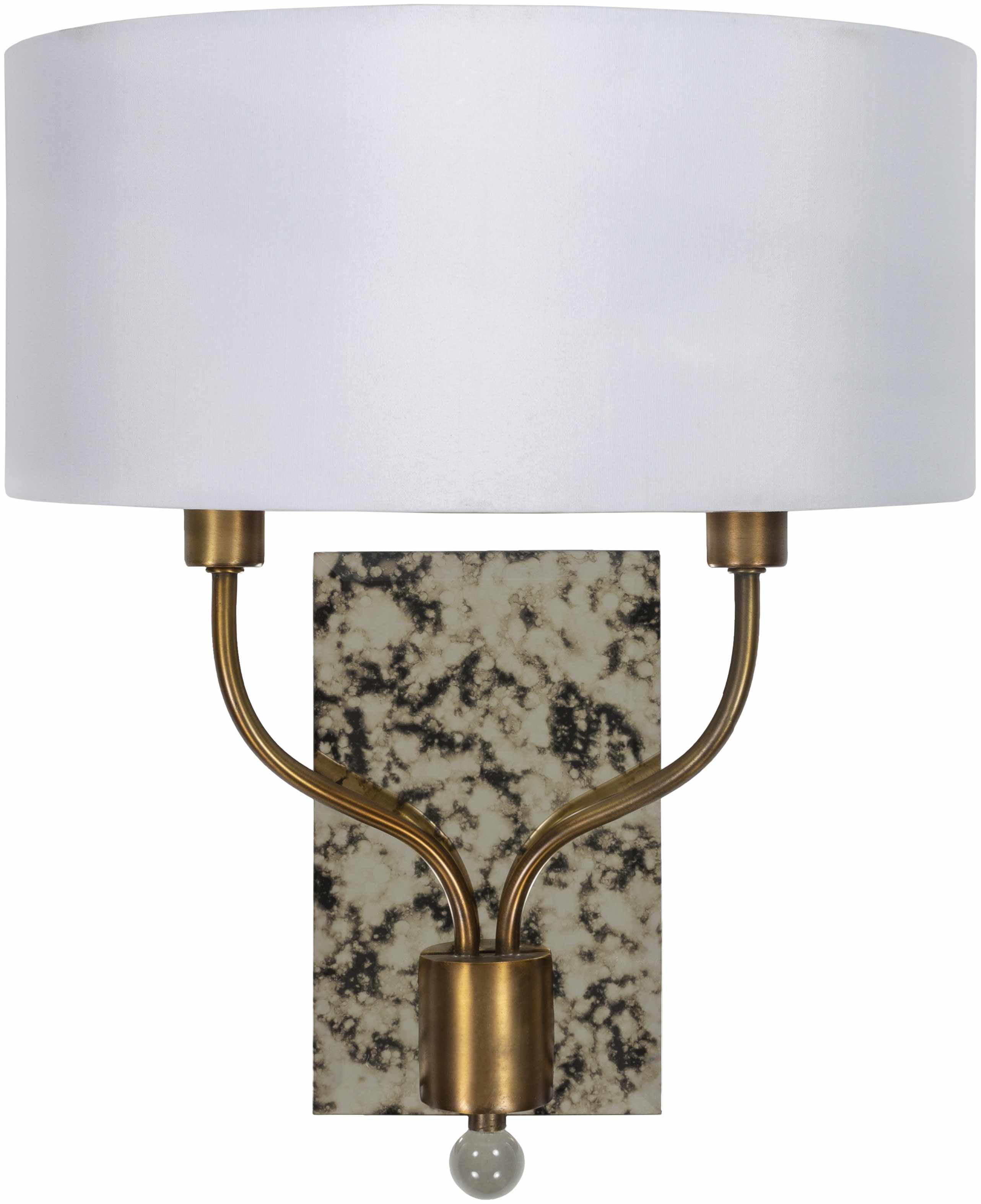 Tan Rustic Wall Sconce for hallway or bedroom lighting - Clearance