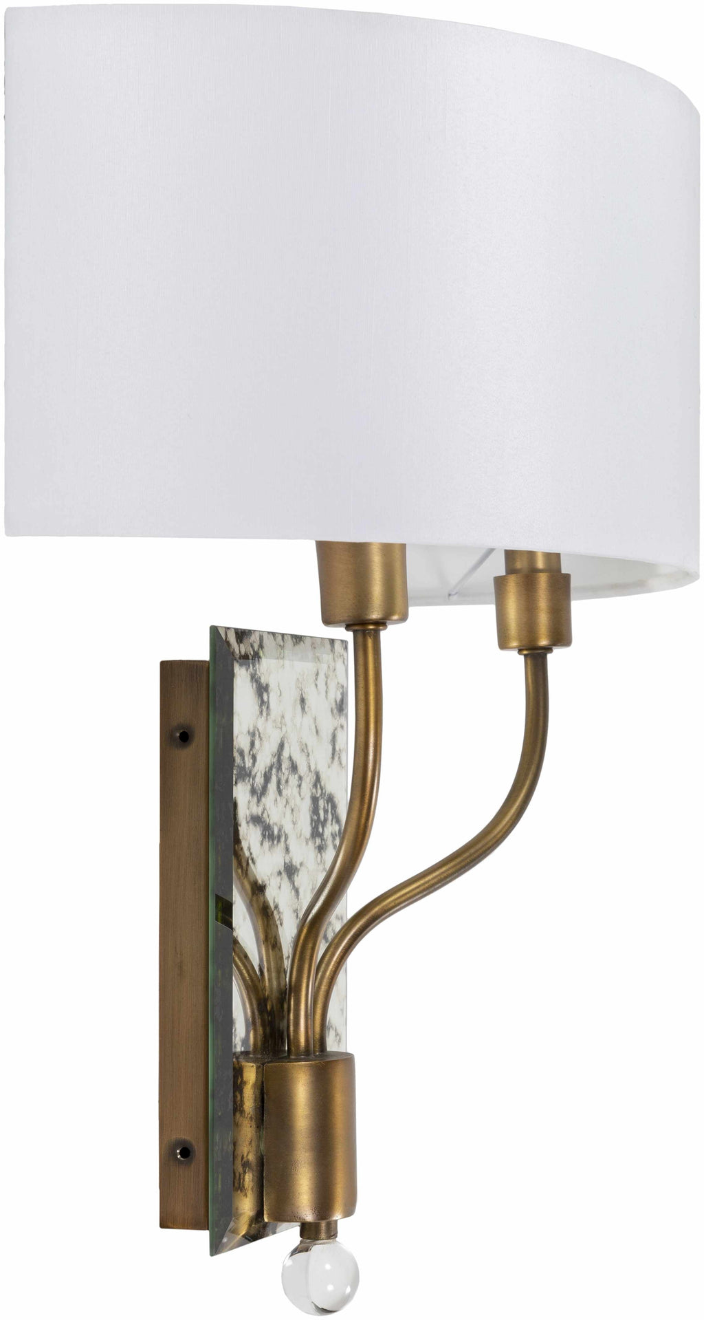 Tan Rustic Wall Sconce for hallway or bedroom lighting - Clearance