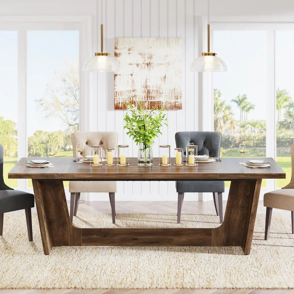 Scandinavian‑inspired All‑Wood Dining Table