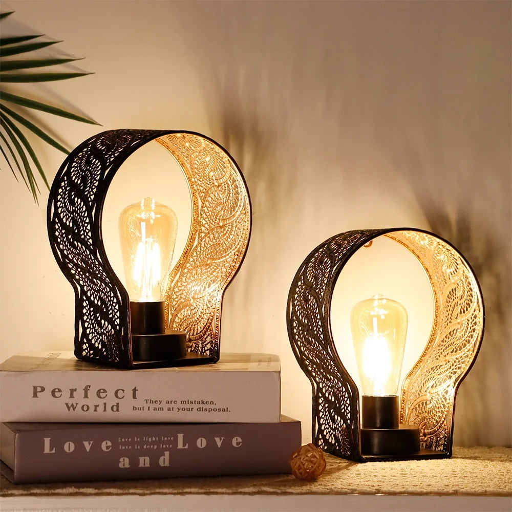 Set of 2-7"H Wall Sconce Battery Operated Lamps