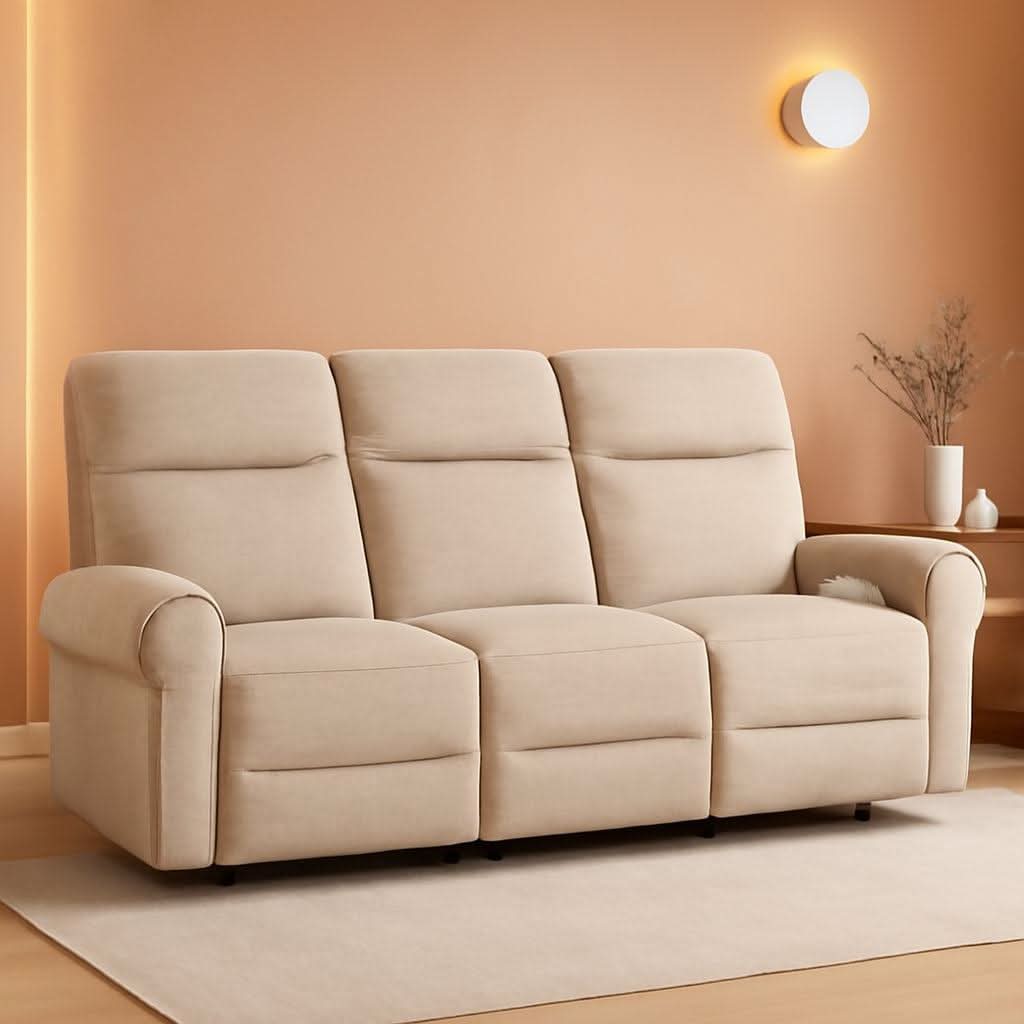 87.8 Inch Wall Hugger Reclining Sofa With Drop Down Table