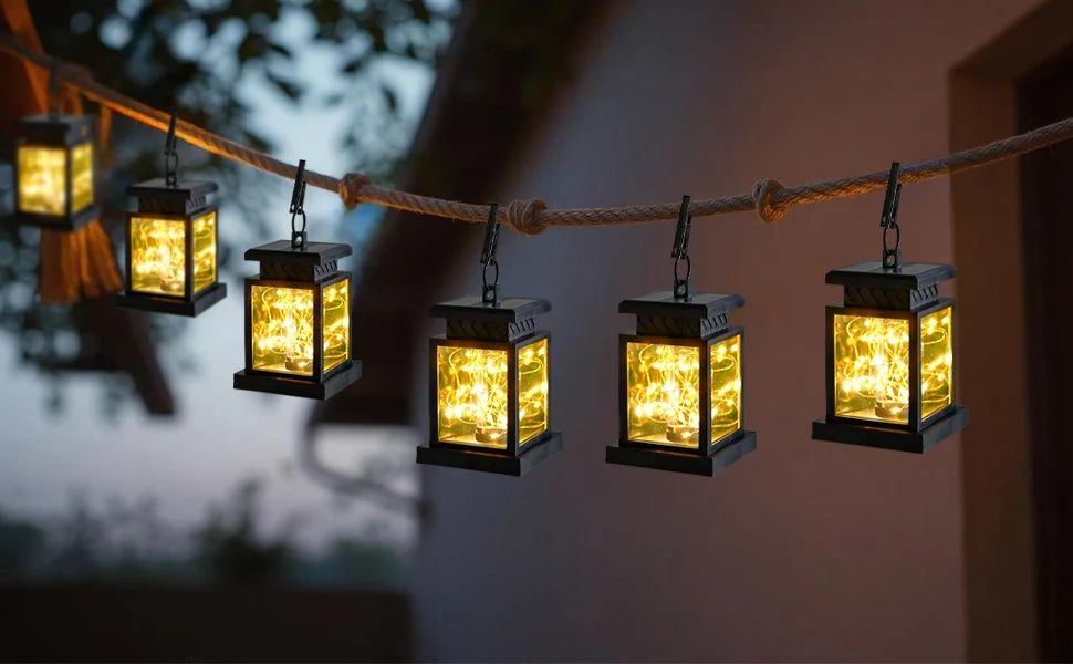 Set of 2 Solar Lantern Lights