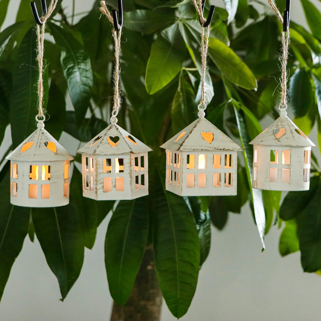 6 Pcs Small Centerpieces Candle Lanterns