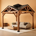 Cedar Wood Gazebo 12x12 Weatherproof Exterior Durability