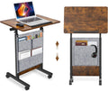 Height Adjustable Standing Desk 16x24 Inches Brown