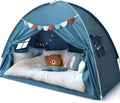 Mid night Blue Jean Twin Bed Tent For Kids Privacy Canopy