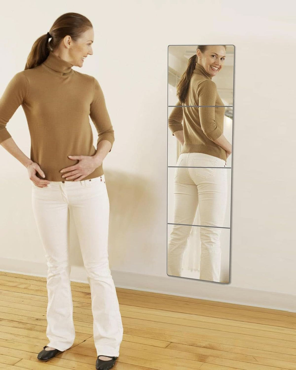 Shatterproof Kids Mirror Tiles 10x10 Self Adhesive