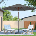 10Ft Patio Umbrella Weather Resistant Fiber glass Ribs Tilt