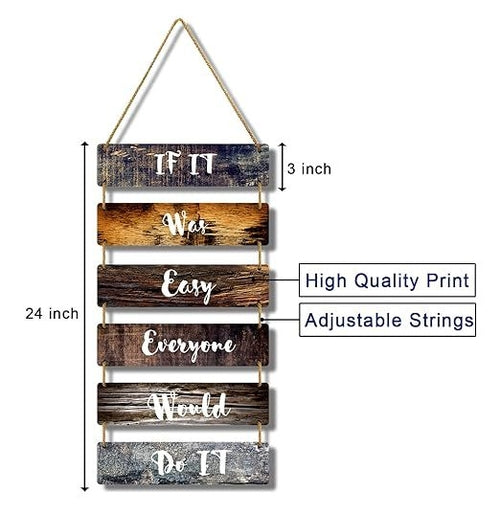 Decorative Wall Hanging Wooden Art Decoration item for Living Room |