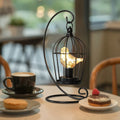 12" Tall Battery Operated Birdcage Lamp