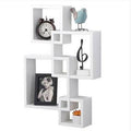 Free shipping Wall Shelf Mounted Floating Set of 4 Intersecting