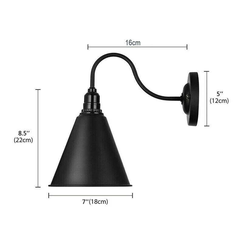 Metal Wall Sconce with Switch ~6465