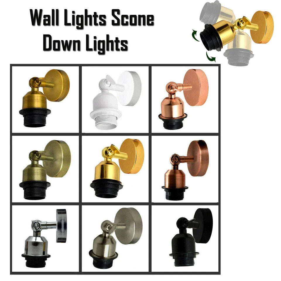 Industrial Adjustable Wall Sconce E27 Vintage Metal~2249