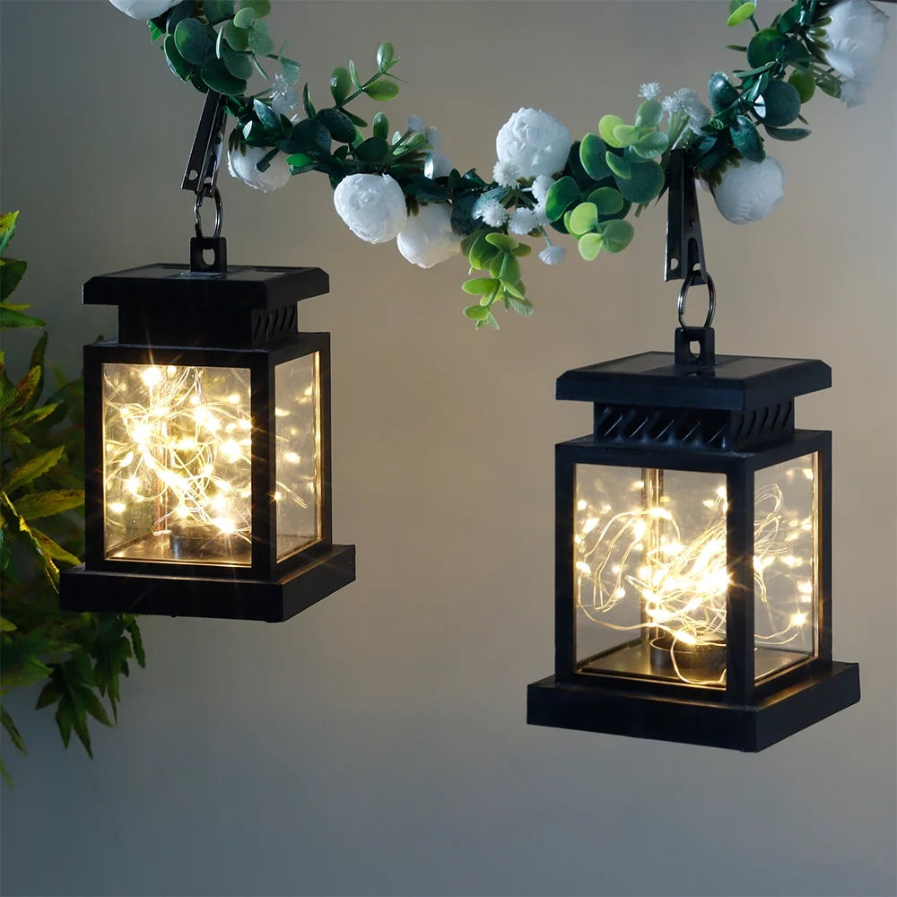Set of 2 Solar Lantern Lights
